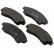 Brake Pad Set, disc brake 37091 ABS