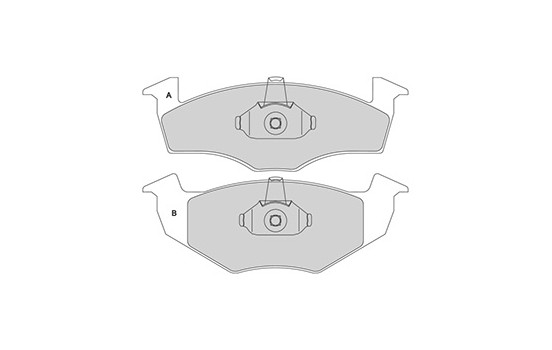 Brake Pad Set, disc brake 37092 ABS, Image 3