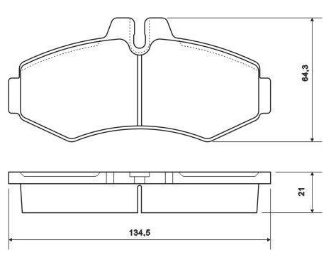 Brake Pad Set, disc brake 37095 ABS, Image 2