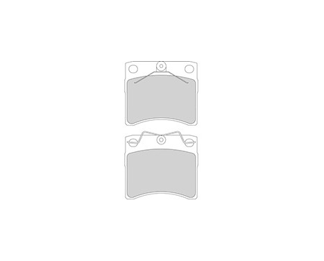 Brake Pad Set, disc brake 37099 ABS, Image 2