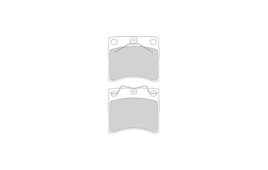 Brake Pad Set, disc brake 37099 ABS, Image 2