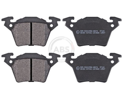 Brake Pad Set, disc brake 37104 ABS, Image 4