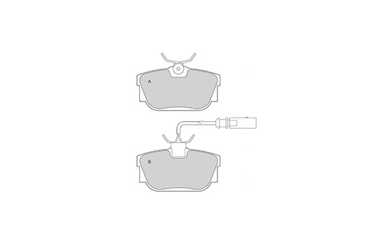 Brake Pad Set, disc brake 37110 ABS, Image 3