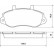 Brake Pad Set, disc brake 37111 ABS, Thumbnail 2