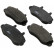 Brake Pad Set, disc brake 37111 ABS