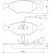 Brake Pad Set, disc brake 37121 ABS, Thumbnail 3