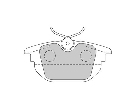 Brake Pad Set, disc brake 37123 ABS, Image 3