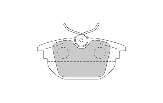 Brake Pad Set, disc brake 37123 ABS, Image 3
