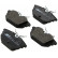 Brake Pad Set, disc brake 37123 ABS