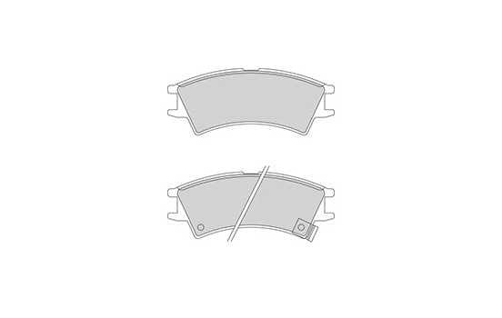 Brake Pad Set, disc brake 37126 ABS, Image 3