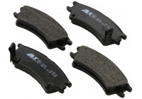 Brake Pad Set, disc brake 37126 ABS