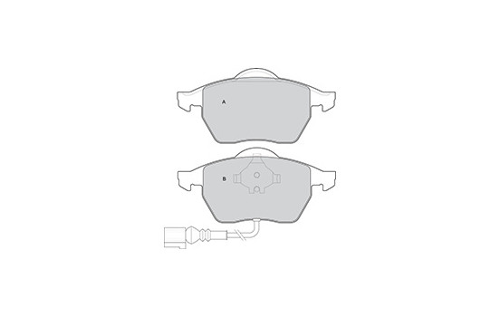 Brake Pad Set, disc brake 37133 ABS, Image 3