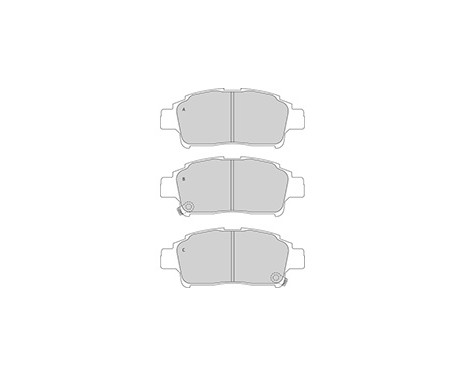 Brake Pad Set, disc brake 37135 ABS, Image 2