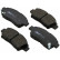 Brake Pad Set, disc brake 37135 ABS