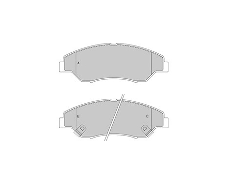 Brake Pad Set, disc brake 37137 ABS, Image 2