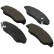 Brake Pad Set, disc brake 37137 ABS