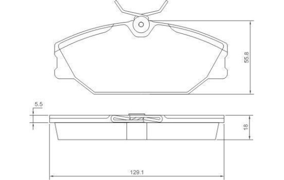 Brake Pad Set, disc brake 37138 ABS, Image 2