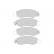 Brake Pad Set, disc brake 37140 ABS, Thumbnail 3