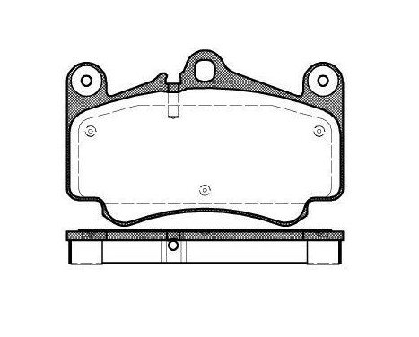 Brake Pad Set, disc brake 37147 ABS, Image 2