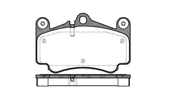 Brake Pad Set, disc brake 37147 ABS, Image 2