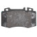 Brake Pad Set, disc brake 37149 ABS