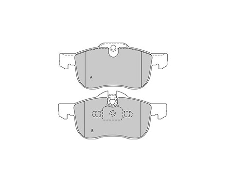 Brake Pad Set, disc brake 37151 ABS, Image 3