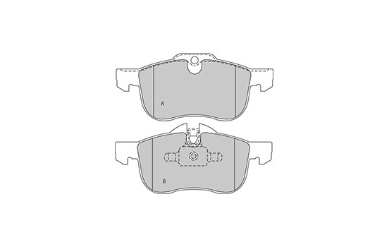 Brake Pad Set, disc brake 37151 ABS, Image 3