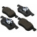 Brake Pad Set, disc brake 37151 ABS