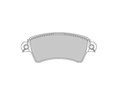 Brake Pad Set, disc brake 37153 ABS, Image 2