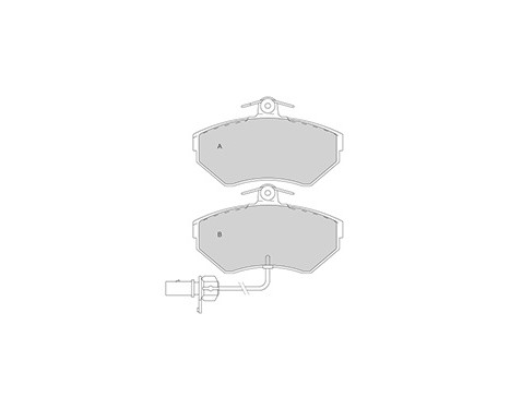 Brake Pad Set, disc brake 37160 ABS, Image 3