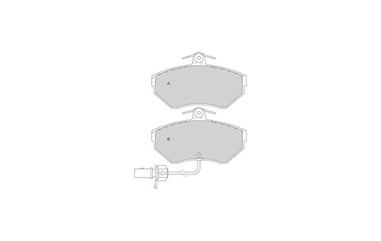 Brake Pad Set, disc brake 37160 ABS, Image 3