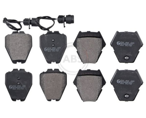 Brake Pad Set, disc brake 37162 ABS, Image 4