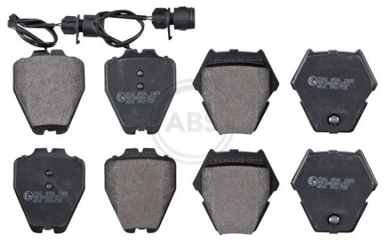 Brake Pad Set, disc brake 37162 ABS, Image 4