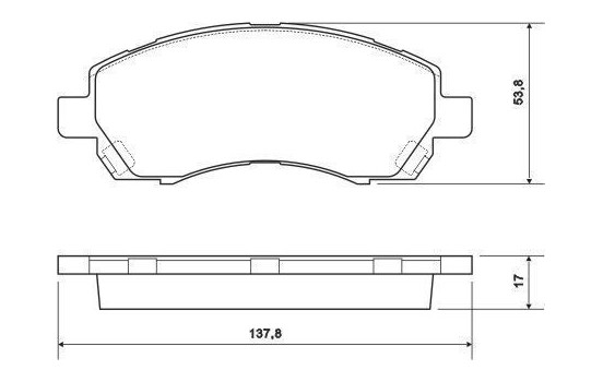 Brake Pad Set, disc brake 37163 ABS, Image 2
