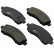Brake Pad Set, disc brake 37163 ABS