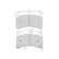 Brake Pad Set, disc brake 37168 ABS, Thumbnail 3