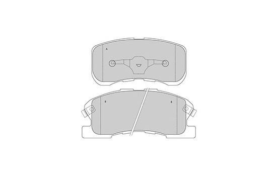 Brake Pad Set, disc brake 37169 ABS, Image 3