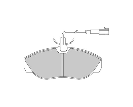 Brake Pad Set, disc brake 37172 ABS, Image 3