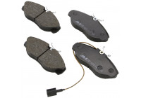 Brake Pad Set, disc brake 37172 ABS