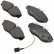 Brake Pad Set, disc brake 37172 ABS