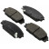 Brake Pad Set, disc brake 37174 ABS