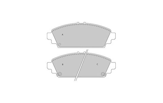 Brake Pad Set, disc brake 37177 ABS, Image 2