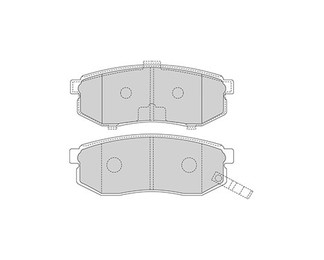 Brake Pad Set, disc brake 37182 ABS, Image 2