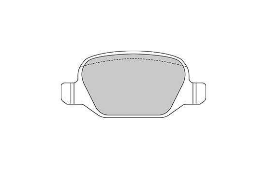 Brake Pad Set, disc brake 37184 ABS, Image 3