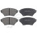 Brake Pad Set, disc brake 37191 ABS, Thumbnail 4