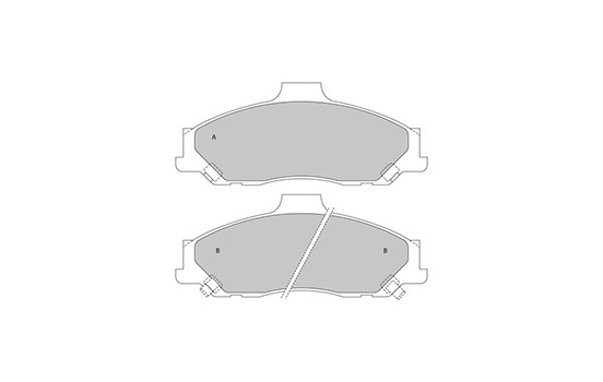 Brake Pad Set, disc brake 37193 ABS, Image 3