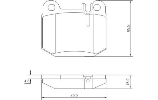 Brake Pad Set, disc brake 37194 ABS, Image 2