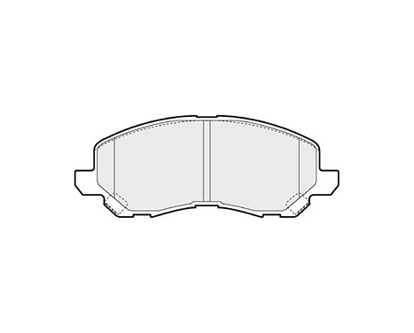 Brake Pad Set, disc brake 37202 ABS, Image 3