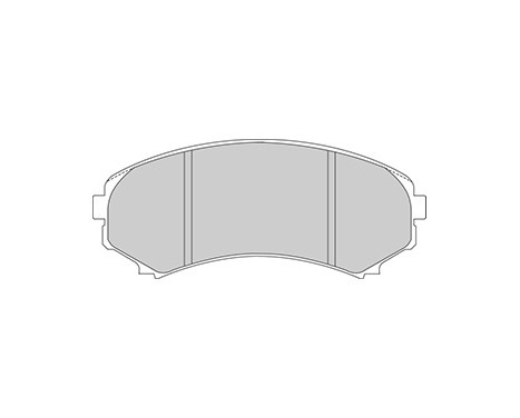 Brake Pad Set, disc brake 37203 ABS, Image 2