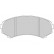 Brake Pad Set, disc brake 37203 ABS, Thumbnail 2